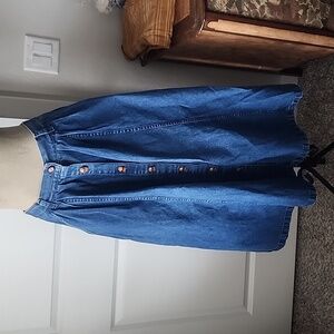 Marsh Landing Denim Skirt